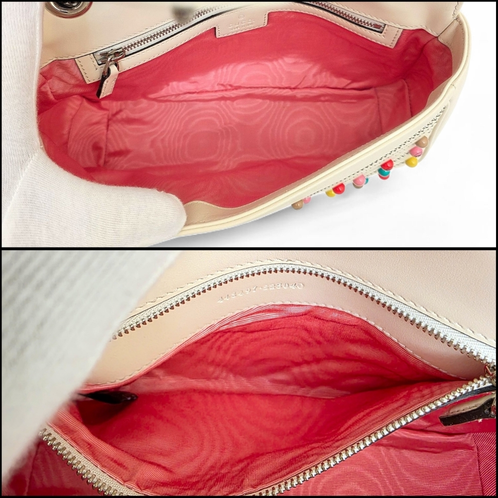 Gucci Limited Edition GG Marmont Beaded Shoulder Bag - Picture 8 of 17